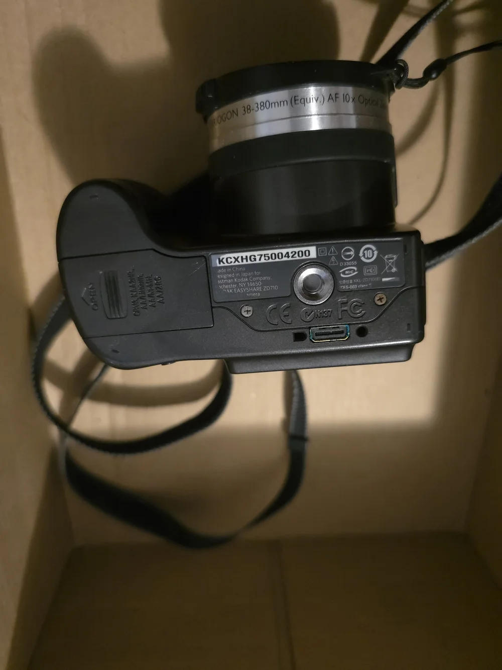 Kodak Black Compact Digital Camera with Strap